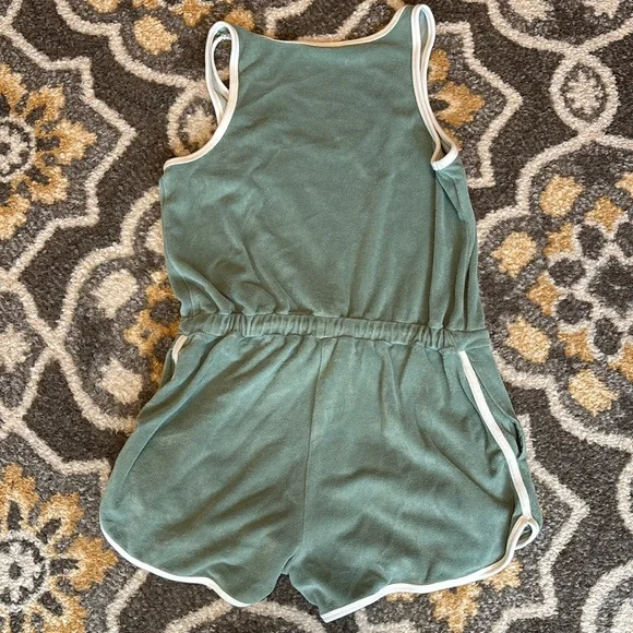 FAHERTY Women's Jumpsuit Size S Cabana Terry Romper - Picture 3 of 4